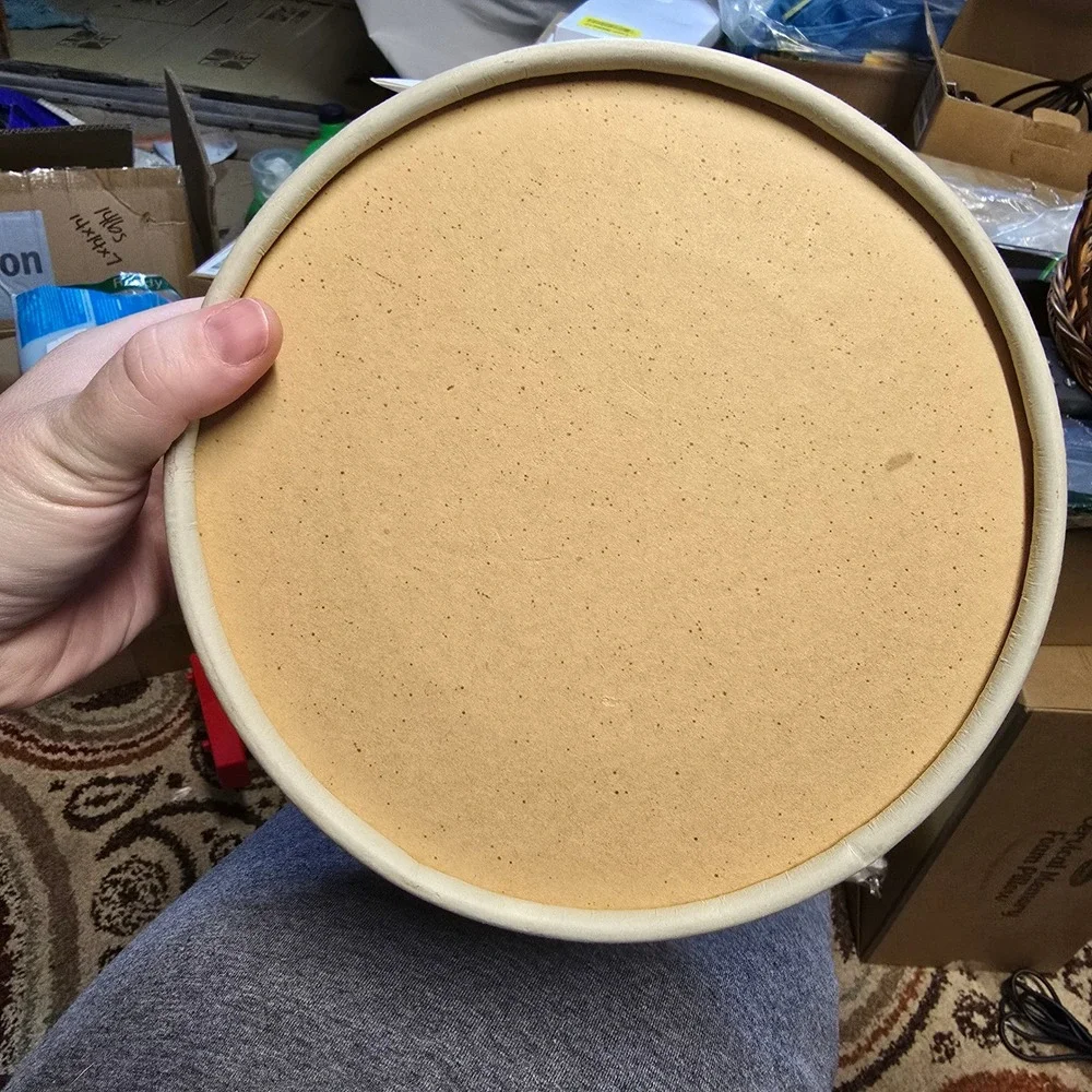 Vintage Toscany Japan Salade Belle Hortense Round Cardboard Storage Box 2606